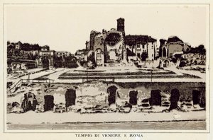 Rome : Temple de Vénus et de Rome