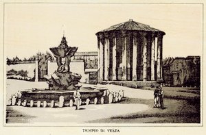 Rome : Temple de Vesta