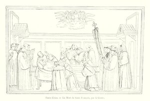 Santa Croce, La Mort de Saint François, par Giotto