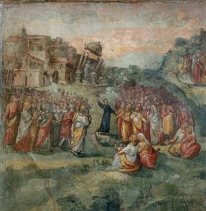 Sermon de Saint Hippolyte, détail de la peinture du Martyre de Saint Hippolyte et de ses compagnons