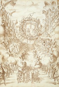 Décor de scène pour opéras au théâtre San Salvatore à Venise, 1675