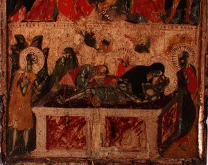La Déposition du Christ (partie inférieure) - Italian School