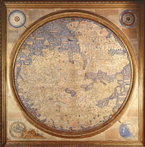 La Mappa Mundi de Fra Mauro, un moine camaldule du monastère de San Michele à Murano - Italian School