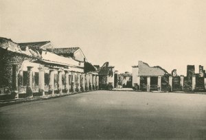 Les thermes Stabiens - Le lieu de lutte comme il est