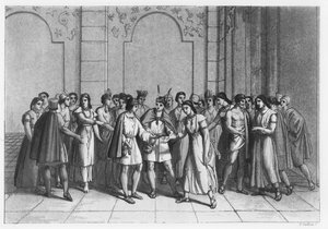 La manière dont les Incas mariaient les Princes du Sang, c.1820