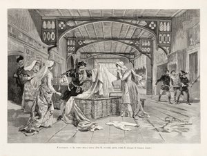 La scène du panier (Acte II, Partie Deux, Scène I) de l
