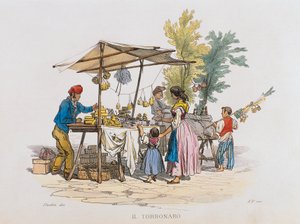 Le torronaro (vendeur de nougat)