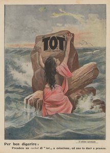 Tot Digestible Cachet (colour litho) - Italian School