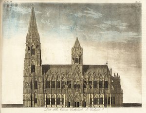 Vue de la cathédrale de Cologne, Allemagne - Italian School