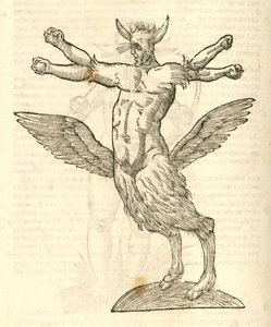 Illustration de Monstrum tetrachiron alatum capite humano aurito de l