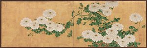 Chrysanthèmes, période Edo