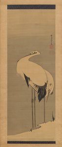 Deux grues - Ito Jakuchu