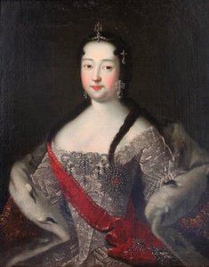 Portrait de la tsarévna Anna Petrovna, années 1740