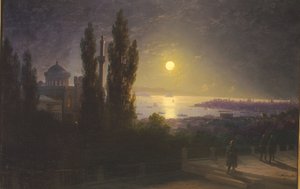 Estonien : "Le détroit du Bosphore la nuit".