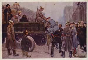 Arrestation des généraux russes pendant la Révolution de février 1917 - Ivan Alexeyevich (after) Vladimirov