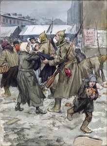 Libre-échange à Petrograd par Vladimirov, Ivan Alexeyevich (1869-1947)