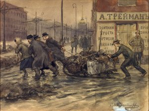 Riches marchands et nobles russes prêts à sortir les ordures des cours - Ivan Alexeyevich Vladimirov