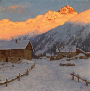 Soirée sur la montagne, Haute-Savoie