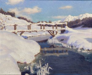 Soleil sur la neige, Suisse