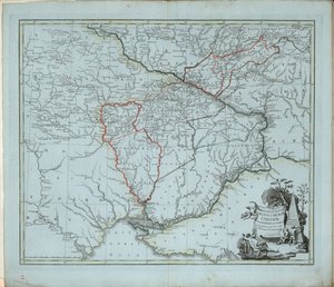 Carte générale du gouvernorat de Novorossiysk, 1779 - Ivan Ivanovich Islenyev