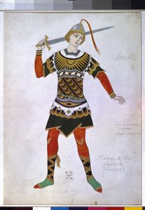 Costume pour un guerrier du ballet 