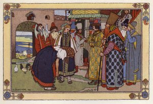 Illustration pour Vassilisa la Belle - Ivan Yakovlevich Bilibin