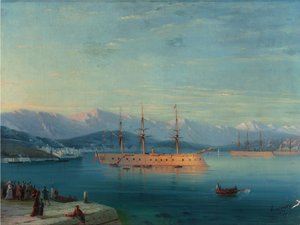 Départ des navires français de la mer Noire 1871