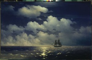 La rencontre du brig Mercury après avoir vaincu deux navires turcs de l