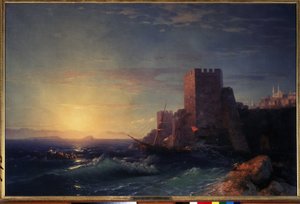 Tours sur les rochers près du Bosphore - Ivan Konstantinovich Aivazovsky
