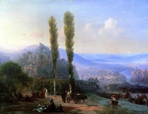 Vue de Tiflis, 1869 - Ivan Konstantinovich Aivazovsky