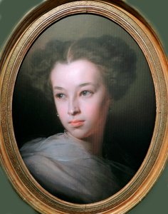 Portrait de Natalia Alexandrovna Pouchkina (1836-1913), fille du poète Alexandre Pouchkine par Ivan Makarov (1822-1897)