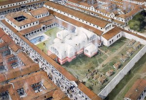 Thermes, ville romaine de Wroxeter, Shropshire