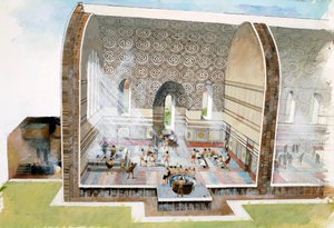 Les thermes de la ville romaine de Wroxeter