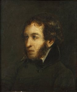 Dernier portrait du poète Alexandre Sergueïevitch Pouchkine 1799-1837, 1837