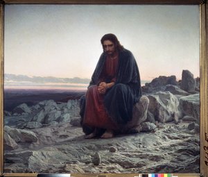 Christ dans le désert