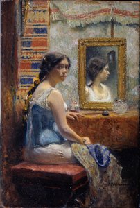 Dame au miroir - Ivan Pavlovich Pokhitonov