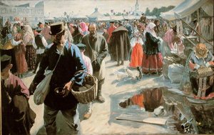 Une foire, 1910-12