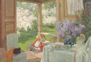 À la maison de campagne