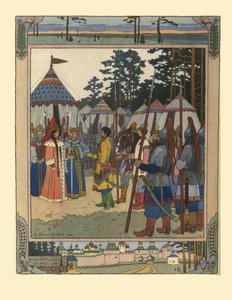 Illustration pour le conte de fées Marya Morevna, 1901