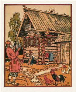 Illustration du Conte du pêcheur et du poisson - Ivan Yakovlevich Bilibin