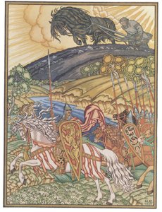 Volga Svyatoslavich et Mikula Selyaninovich, 1940 - Ivan Yakovlevich Bilibin