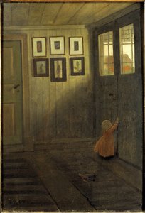 La petite fille à la porte - Ivar Axel Henrick Arosenius