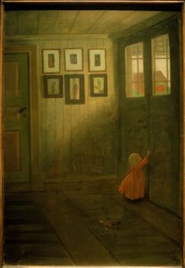 La fille à la porte - Ivar Axel Henrik Arosenius