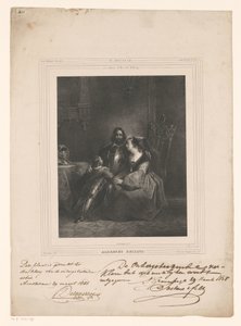 Albrecht Beiling prend congé de sa femme et de son enfant - J.B. Clermans