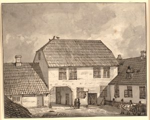 Intérieur de cour à Sorø