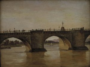 Le pont Augustus à Dresde
