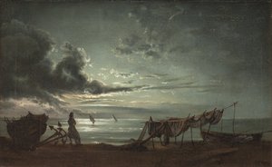 Le golfe de Naples. Clair de lune
