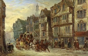 Wych Street, Strand, Londres, Époque de Hogarth