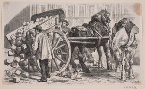Chariot de travail à Paris