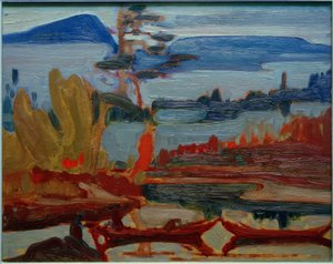 Fantaisie de brume, rivière de sable - J.E.H. MacDonald